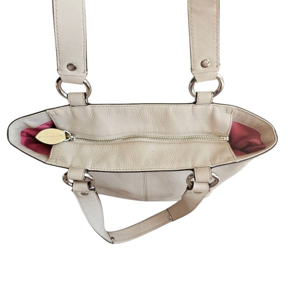 Y2k Vintage Coach White Leather Penelope Shoulder Tote Bag F14683 - Picture 5 of 8